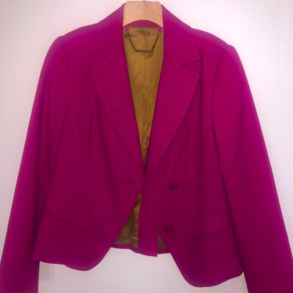 Magenta blazer